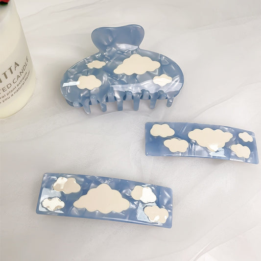 Cloudy Claw Clip